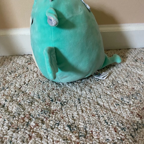 Squishmallow Dragon Miles Teal Plush - Picture 3 of 5